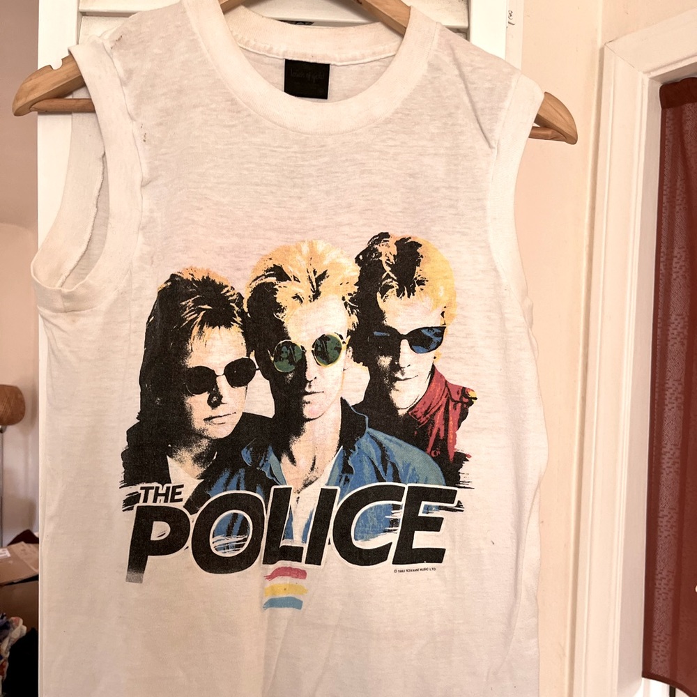 Rare Vintage The Police North America 1983 Sleeveless Top
Size M